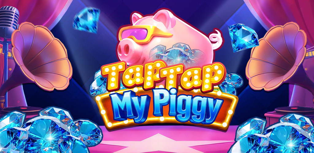 Tap Tap My Piggy colorful banner